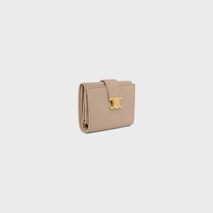 Fine Strap Wallet Nino in Supple Grained Calfskin Fine Strap Wallet Nino in Supple Grained Calfskin