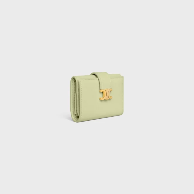 Fine Strap Wallet Nino in Supple Grained Calfskin Fine Strap Wallet Nino in Supple Grained Calfskin