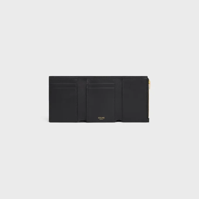 Fine Strap Wallet Nino in Supple Grained Calfskin