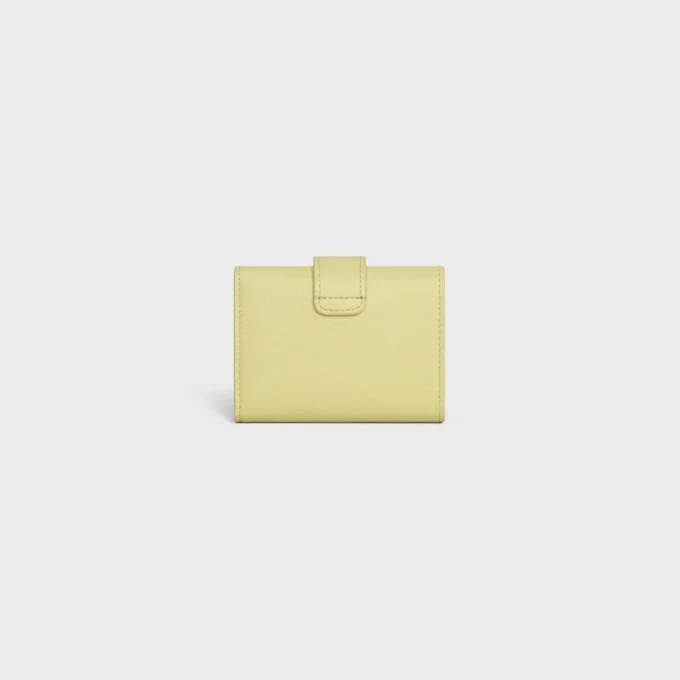 Fine Strap Wallet Nino in Supple Grained Calfskin