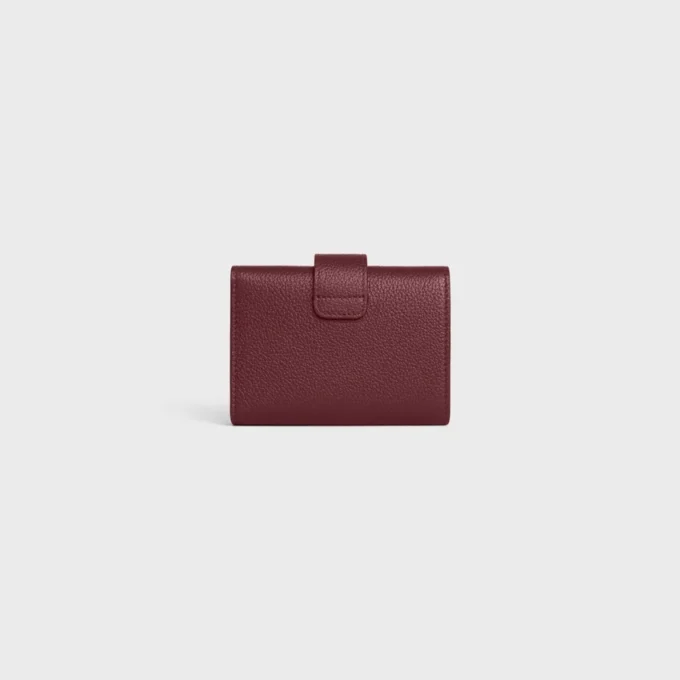 Fine Strap Wallet Nino in Supple Grained Calfskin Fine Strap Wallet Nino in Supple Grained Calfskin