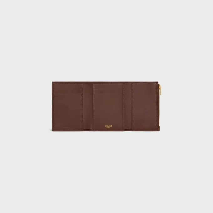 Fine Strap Wallet Nino in Supple Grained Calfskin