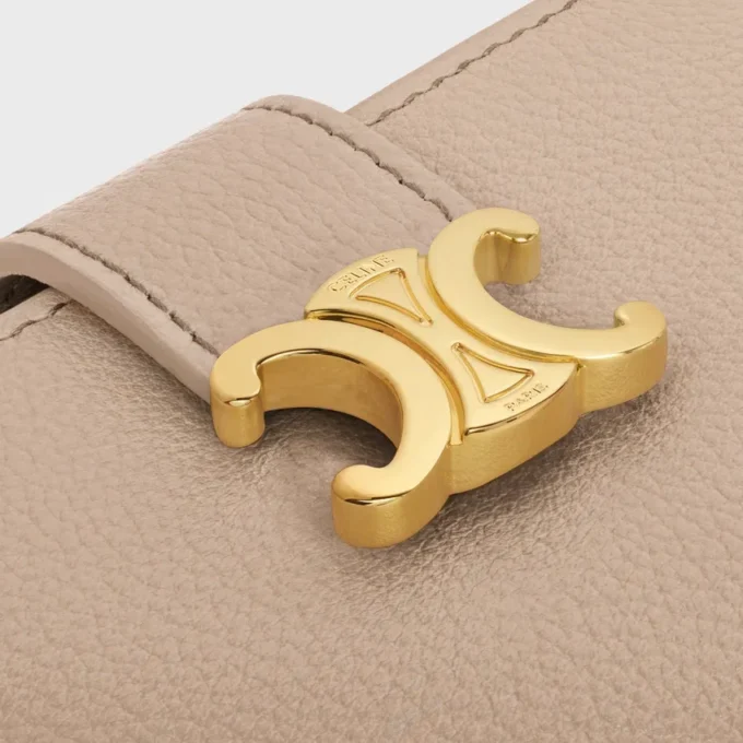 Fine Strap Wallet Nino in Supple Grained Calfskin Fine Strap Wallet Nino in Supple Grained Calfskin