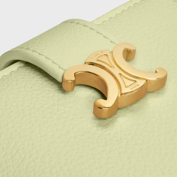 Fine Strap Wallet Nino in Supple Grained Calfskin Fine Strap Wallet Nino in Supple Grained Calfskin