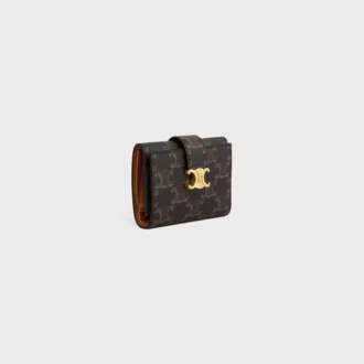 Fine Strap Wallet Nino in Triomphe Canvas