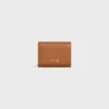 Fine Wallet Triomphe Stamp in Supple Grained Calfskin Fine Wallet Triomphe Stamp in Supple Grained Calfskin