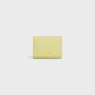 Fine Wallet Triomphe Stamp in Supple Grained Calfskin