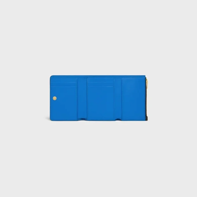 Fine Wallet Triomphe Stamp in Supple Grained Calfskin Fine Wallet Triomphe Stamp in Supple Grained Calfskin