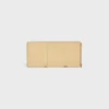 Fine Wallet Triomphe Stamp in Supple Grained Calfskin Fine Wallet Triomphe Stamp in Supple Grained Calfskin