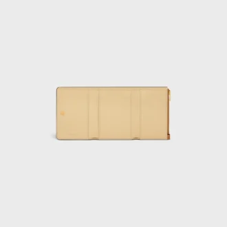 Fine Wallet Triomphe Stamp in Supple Grained Calfskin