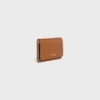 Fine Wallet Triomphe Stamp in Supple Grained Calfskin Fine Wallet Triomphe Stamp in Supple Grained Calfskin