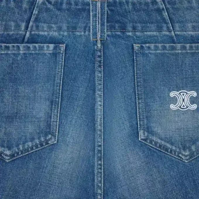 Flare Jeans 002 in Lightweight Cotton Denim Flare Jeans 002 in Lightweight Cotton Denim