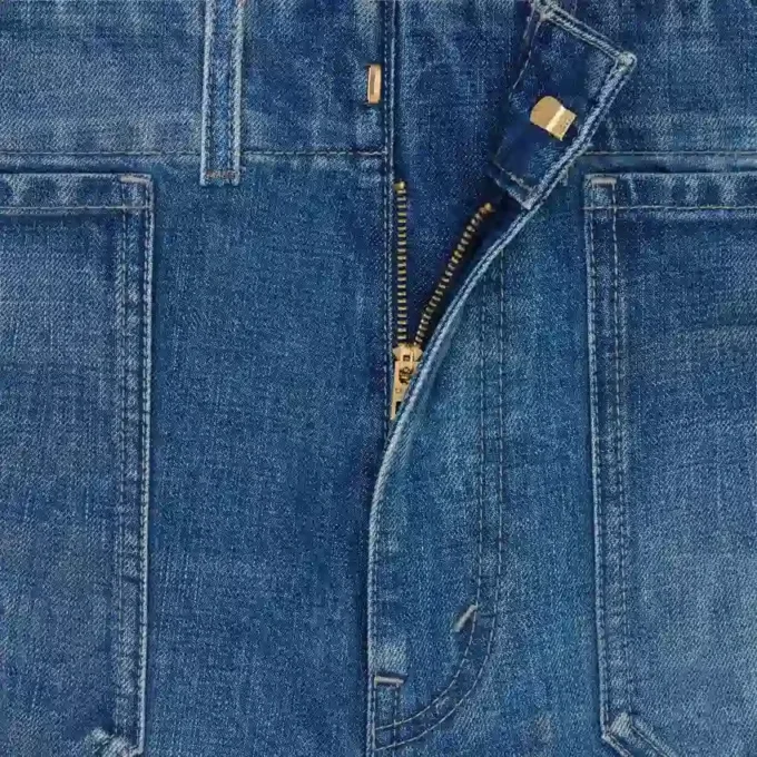 Flare Jeans 002 in Lightweight Cotton Denim Flare Jeans 002 in Lightweight Cotton Denim