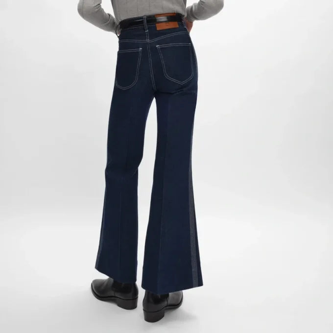 Flare Jeans 003 in Lightweight Indigo Denim
