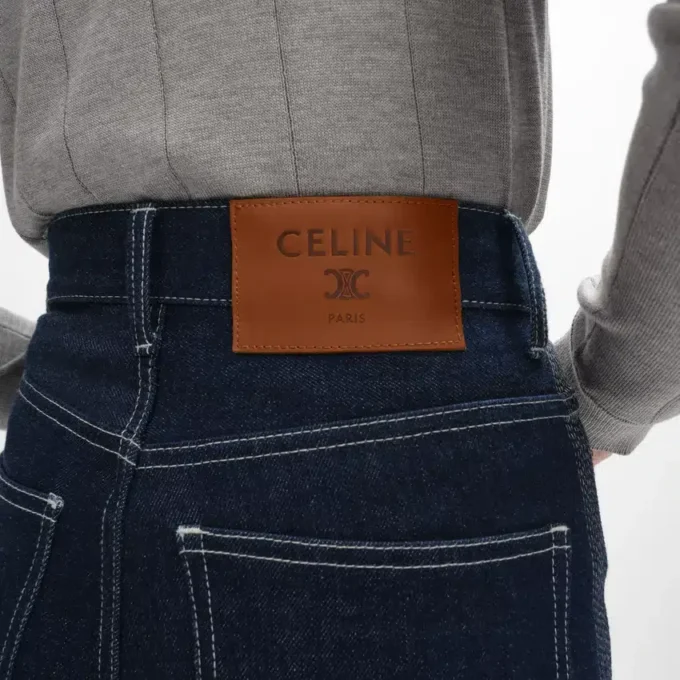 Flare Jeans 003 in Lightweight Indigo Denim