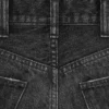 Flared Surf Jeans in Black Ice Rinse Denim