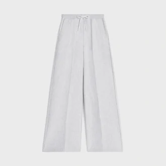 Flared Sweatpants in Cotton Fleece