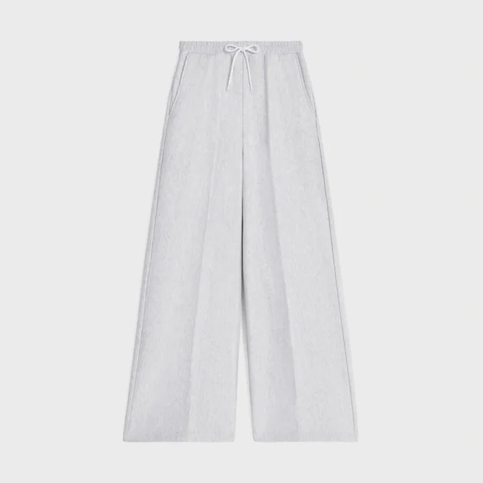 Flared Sweatpants in Cotton Fleece Flared Sweatpants in Cotton Fleece