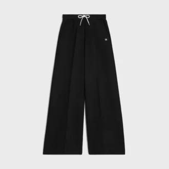 Flared Sweatpants in Cotton Fleece