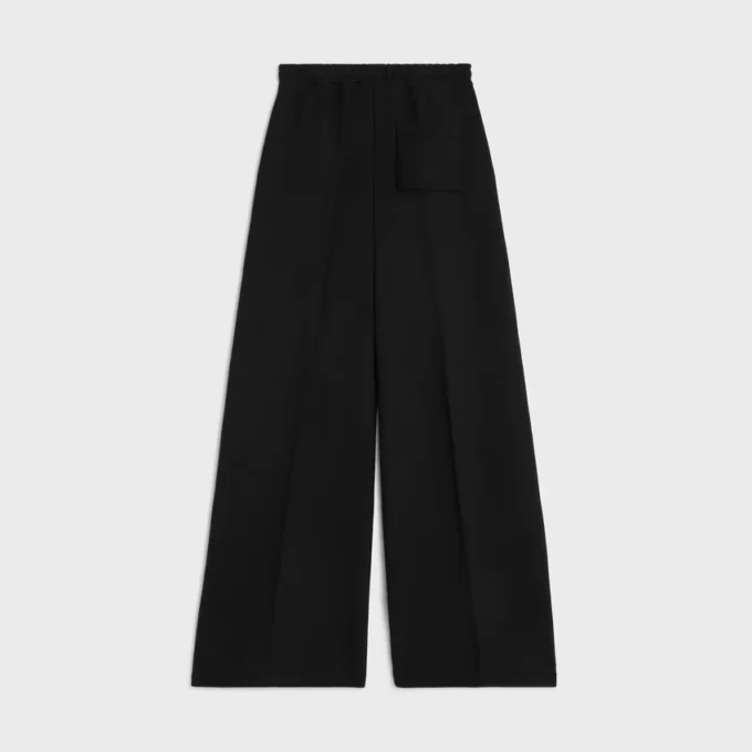 Flared Sweatpants in Cotton Fleece Flared Sweatpants in Cotton Fleece