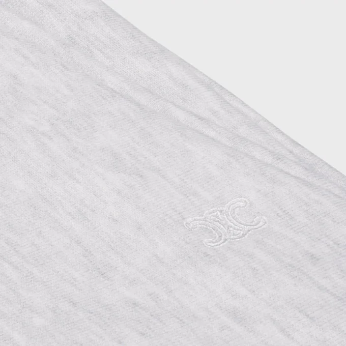 Flared Sweatpants in Cotton Fleece Flared Sweatpants in Cotton Fleece