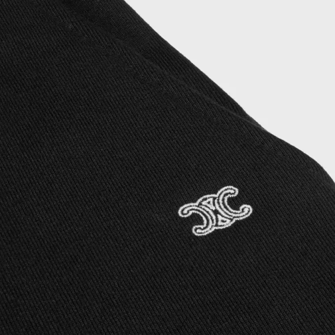 Flared Sweatpants in Cotton Fleece Flared Sweatpants in Cotton Fleece