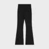 Flared Trousers in Viscose Jersey Flared Trousers in Viscose Jersey