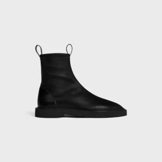 Flow – Zipped Boot in Stretch Lambskin