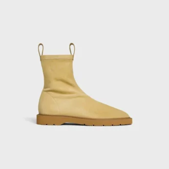 Flow – Zipped Boot in Stretch Suede Lambskin