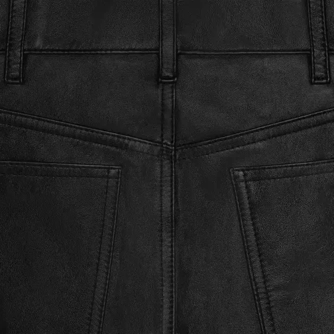 Francoise Jeans in Soft Lambskin