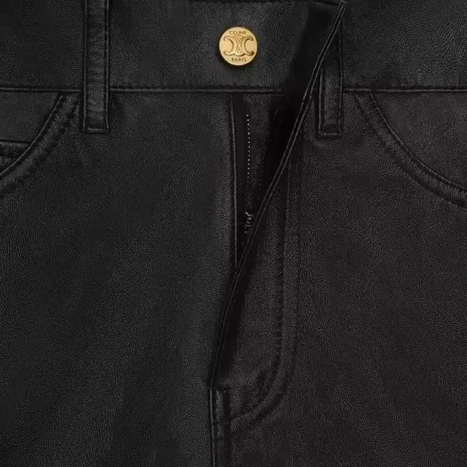 Francoise Jeans in Soft Lambskin