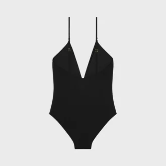 Gathered Swimsuit in Matte Jersey