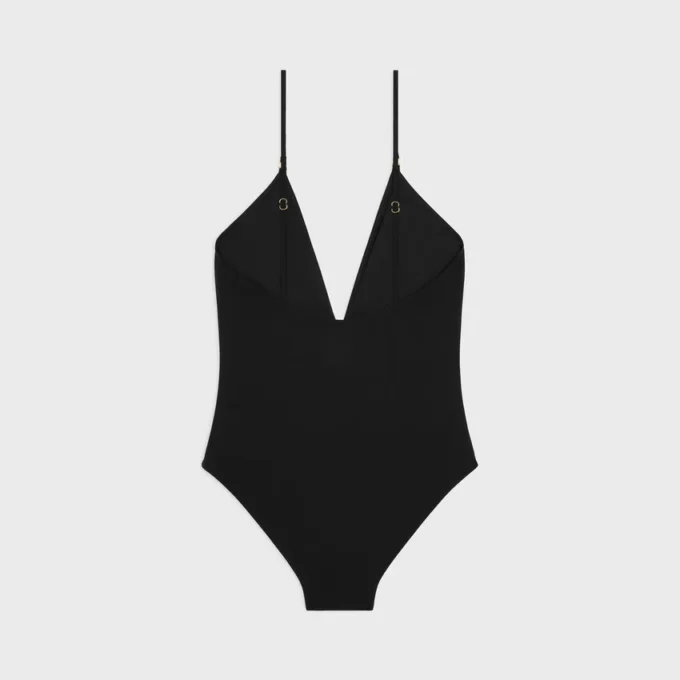 Gathered Swimsuit in Matte Jersey Gathered Swimsuit in Matte Jersey