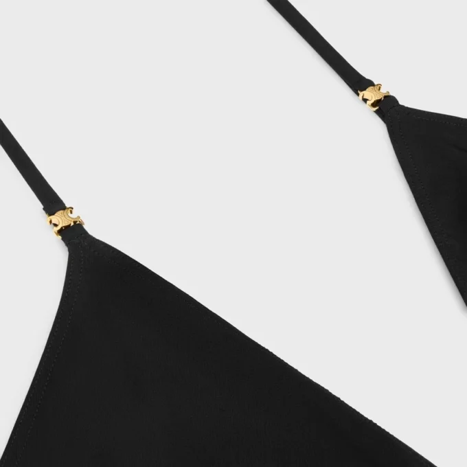 Gathered Swimsuit in Matte Jersey Gathered Swimsuit in Matte Jersey