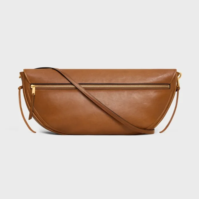 Halfmoon Soft Triomphe Bag in Supple Shiny Lambskin Halfmoon Soft Triomphe Bag in Supple Shiny Lambskin