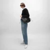 Halfmoon Soft Triomphe Bag in Supple Shiny Lambskin Halfmoon Soft Triomphe Bag in Supple Shiny Lambskin