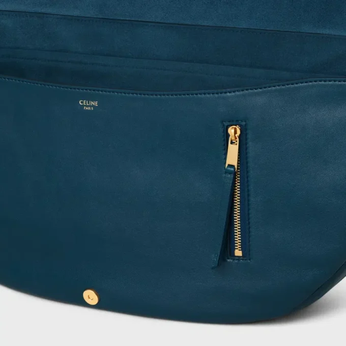 Halfmoon Soft Triomphe Bag in Supple Shiny Lambskin Halfmoon Soft Triomphe Bag in Supple Shiny Lambskin
