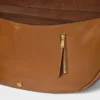 Halfmoon Soft Triomphe Bag in Supple Shiny Lambskin Halfmoon Soft Triomphe Bag in Supple Shiny Lambskin