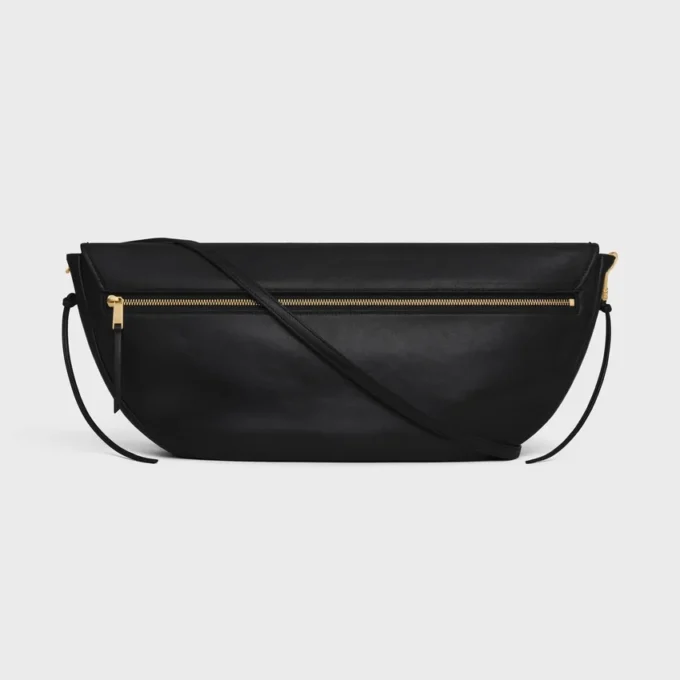 Halfmoon Soft Triomphe Bag in Supple Shiny Lambskin Halfmoon Soft Triomphe Bag in Supple Shiny Lambskin