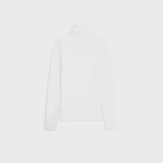 High Neck Top in Athletic Cotton Jersey