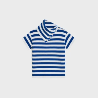 High Neck Top in Cotton