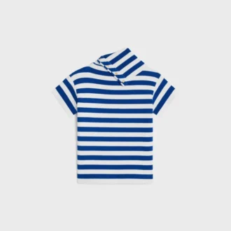 High Neck Top in Cotton