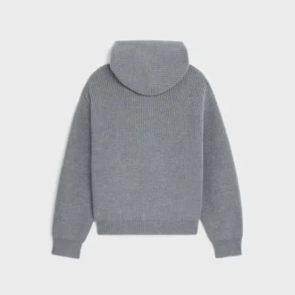 Hooded Cardigan in Wool
