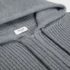 Hooded Cardigan in Wool Hooded Cardigan in Wool