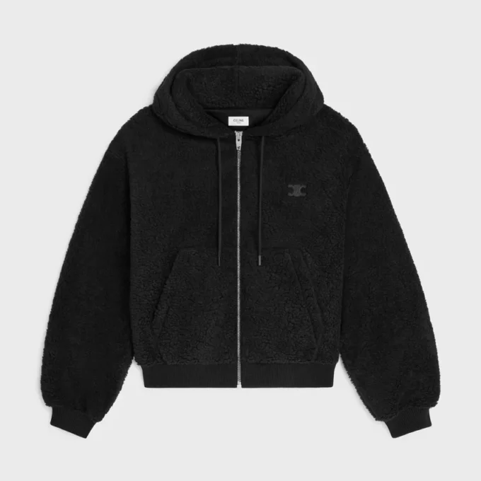 Hooded Jacket in Polar Fleece