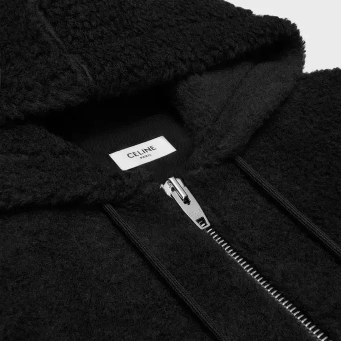 Hooded Jacket in Polar Fleece
