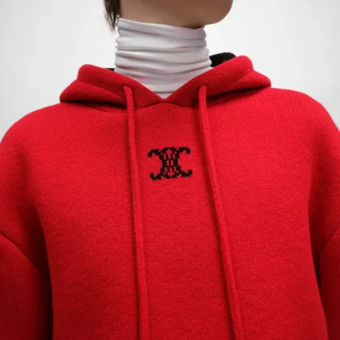 Hooded Sweater in Cashmere Hooded Sweater in Cashmere