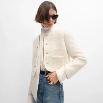 Icone Jacket in Cashmere and Wool Natta