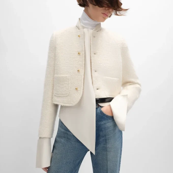Icone Jacket in Cashmere and Wool Natta