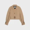 Jacket in Cotton and Wool Gabardine Jacket in Cotton and Wool Gabardine